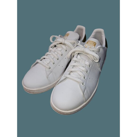Adidas Stan Smith Primegreen White/Gold Tennis Sneakers Women Size 8.5 - Picture 2 of 11